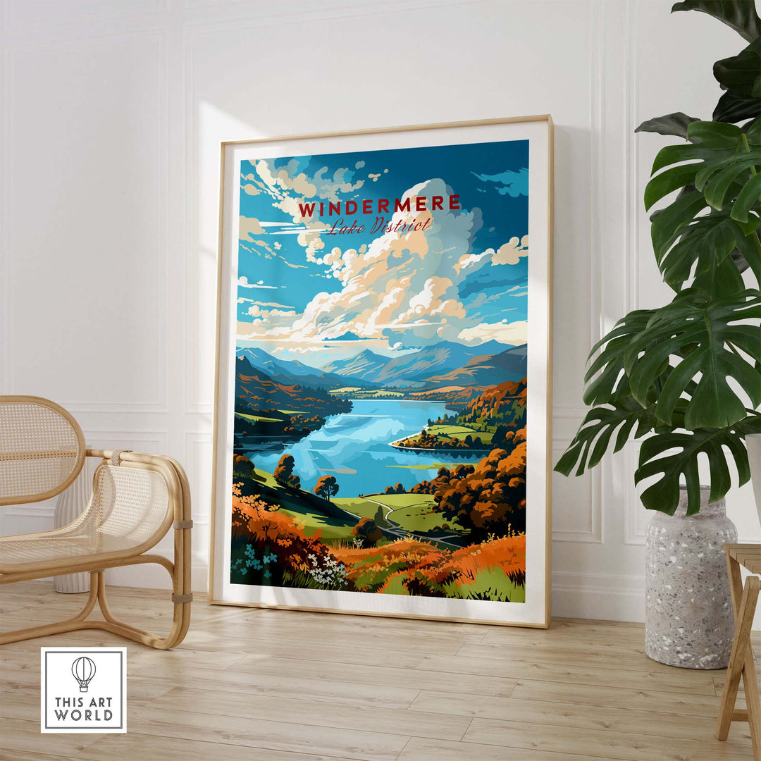 Windermere Travel Print