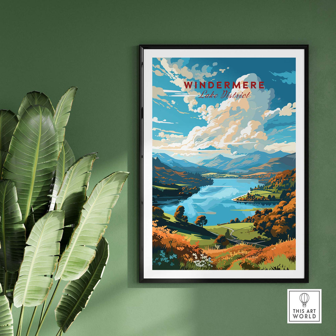 Windermere Travel Print