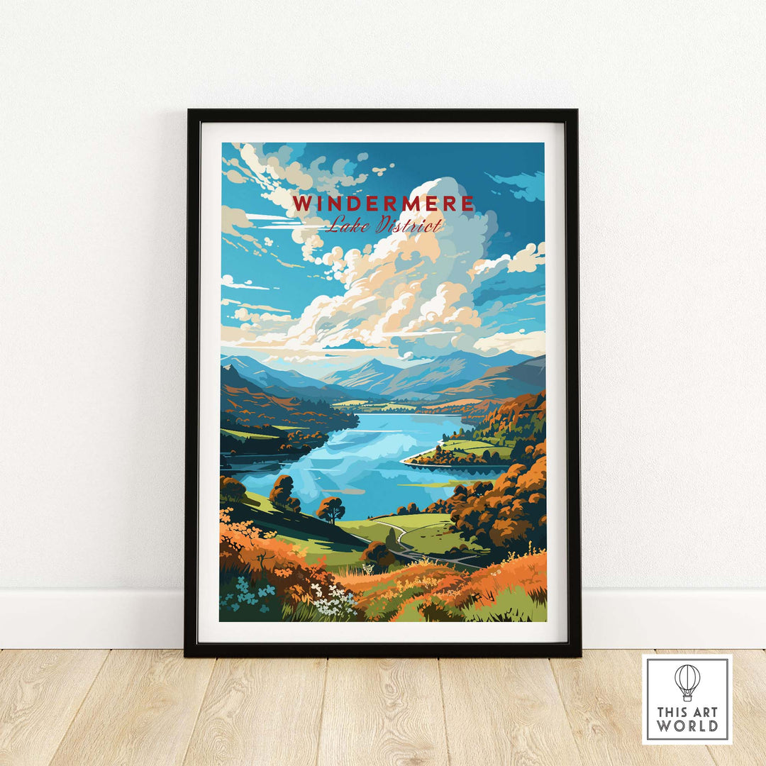 Windermere Travel Print