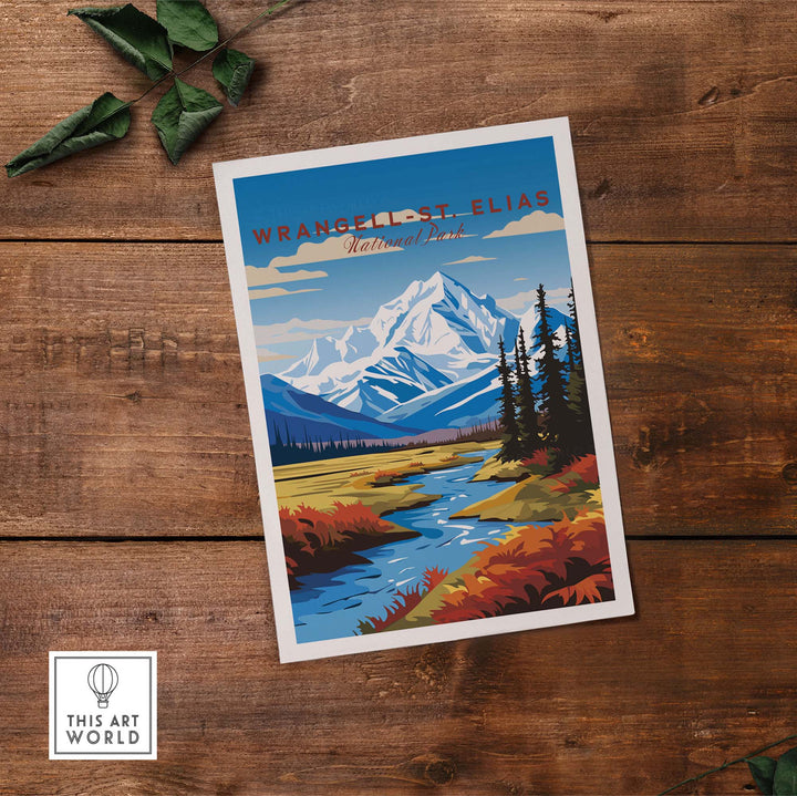 Wrangell-St. Elias National Park Art Print