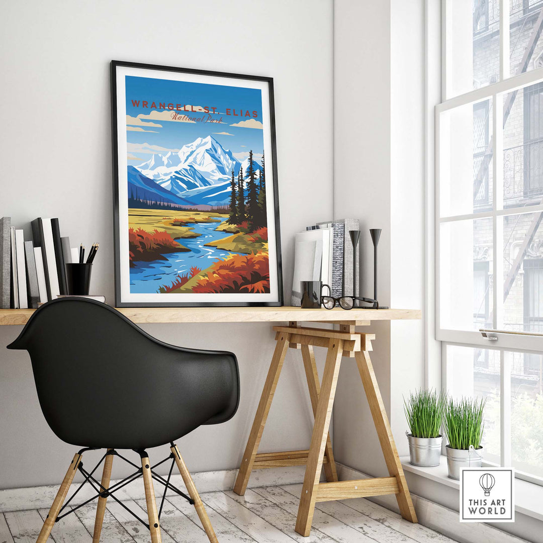 Wrangell-St. Elias National Park Art Print
