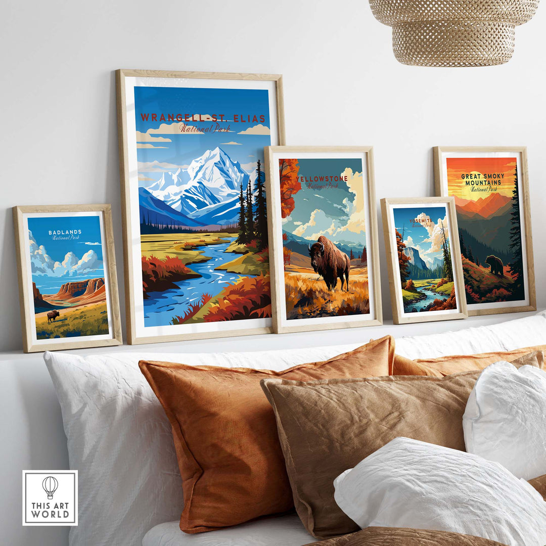 Wrangell-St. Elias National Park Art Print