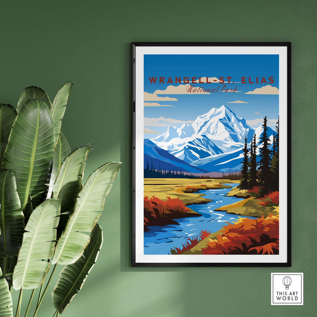 Wrangell-St. Elias National Park Art Print