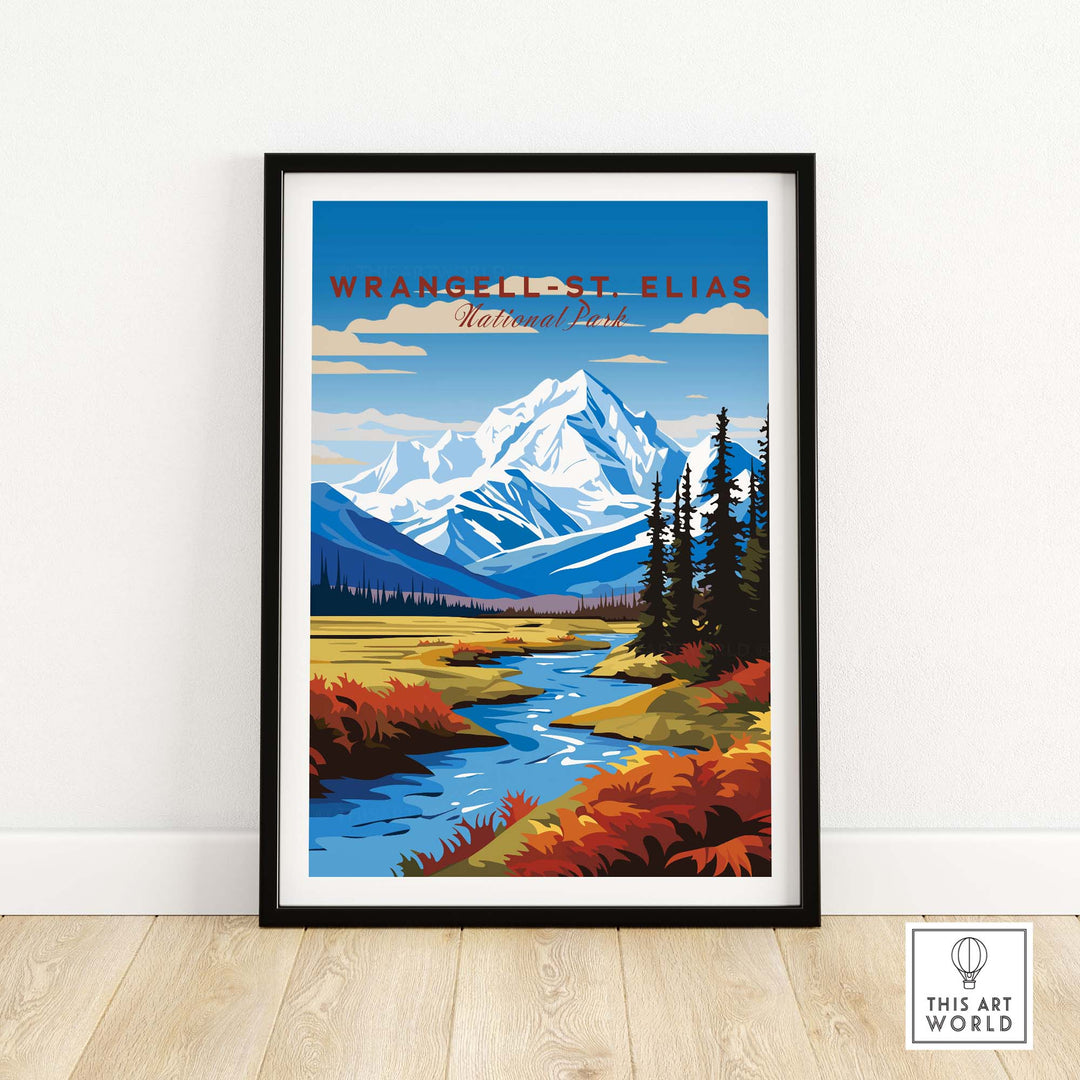 Wrangell-St. Elias National Park Art Print