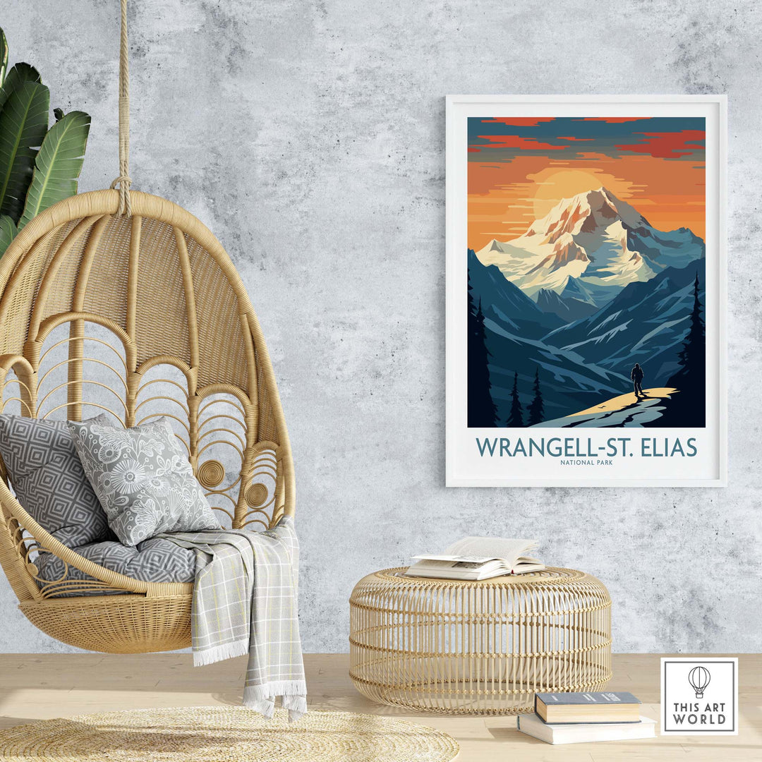 Wrangell-St. Elias National Park Print