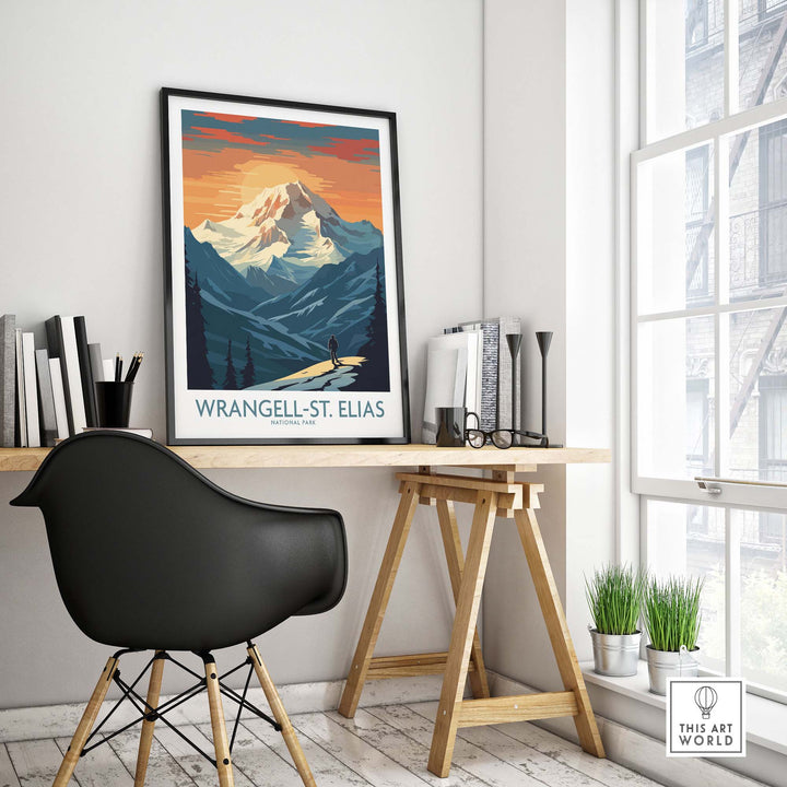 Wrangell-St. Elias National Park Print