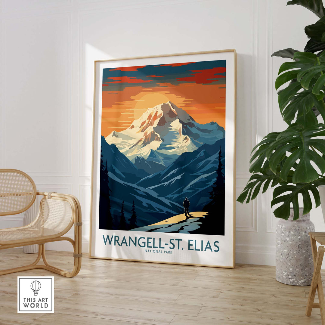 Wrangell-St. Elias National Park Print