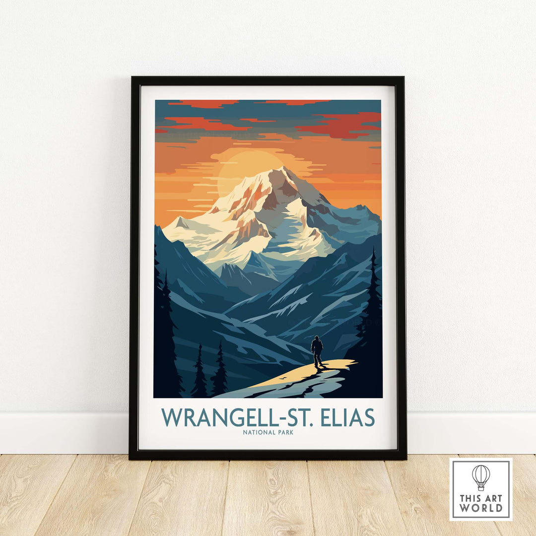 Wrangell-St. Elias National Park Print