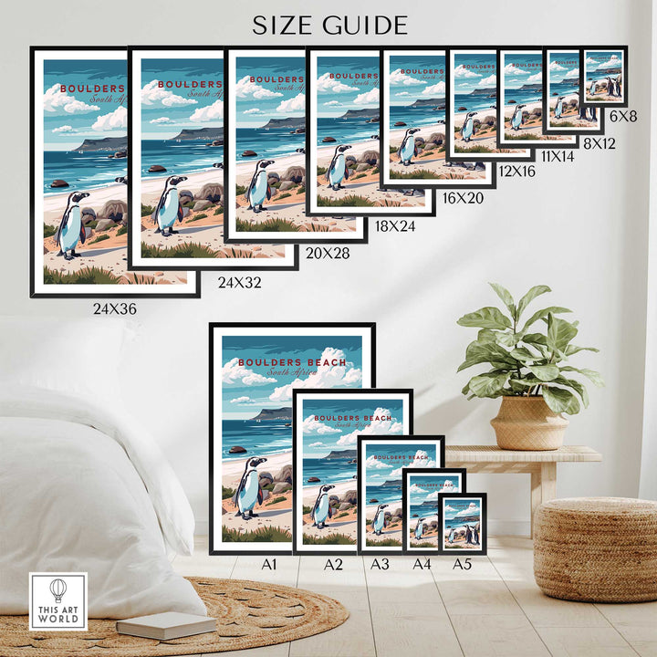 Boulders Beach Art Print-This Art World