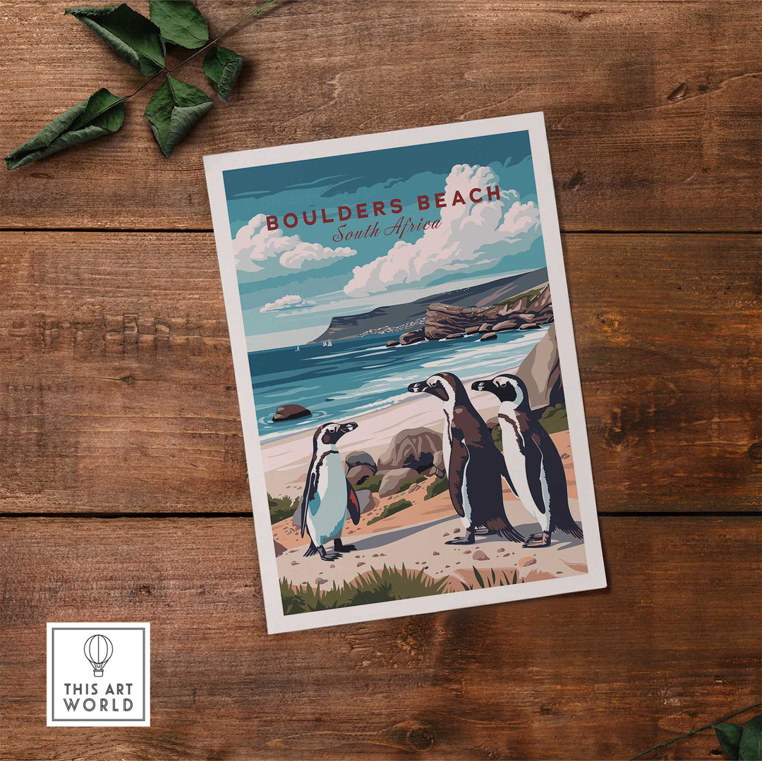 Boulders Beach Art Print-This Art World