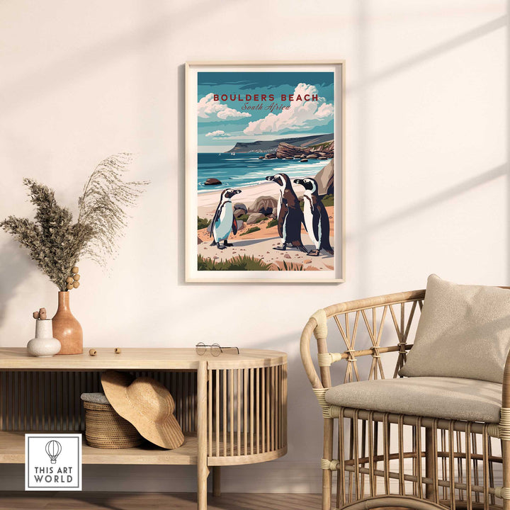 Boulders Beach Art Print-This Art World