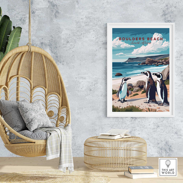 Boulders Beach Art Print-This Art World