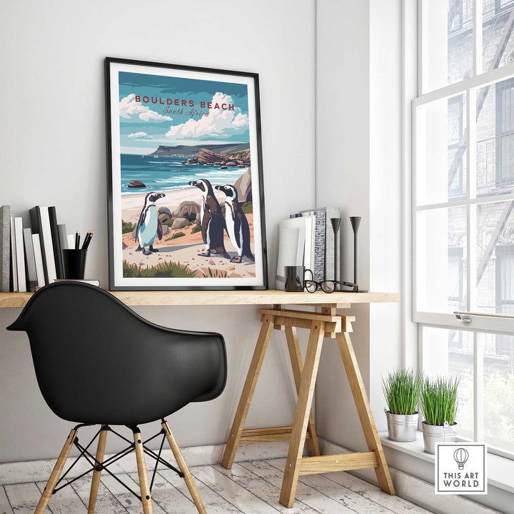 Boulders Beach Art Print-This Art World