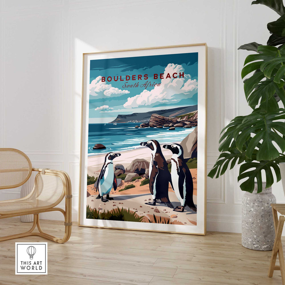 Boulders Beach Art Print-This Art World