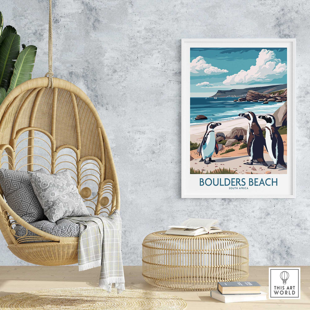 Boulders Beach Poster-This Art World