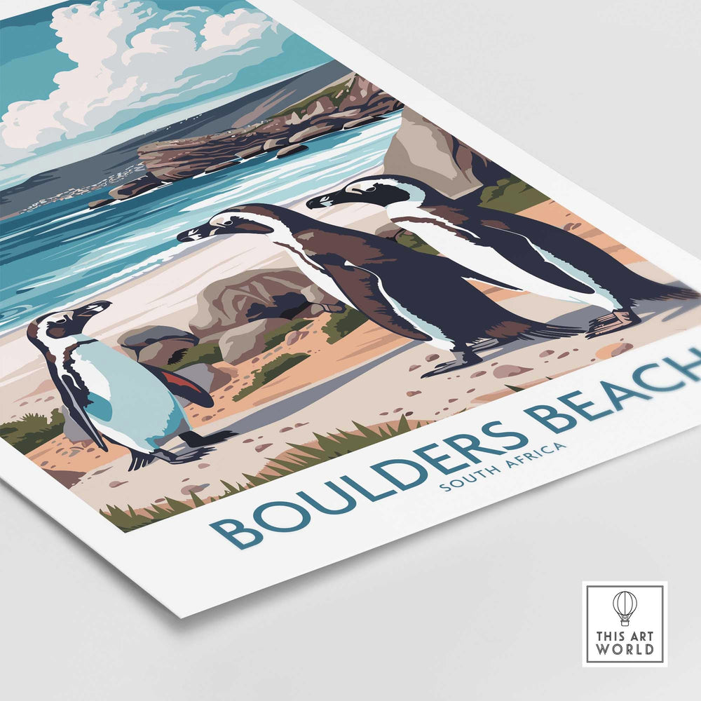 Boulders Beach Poster-This Art World