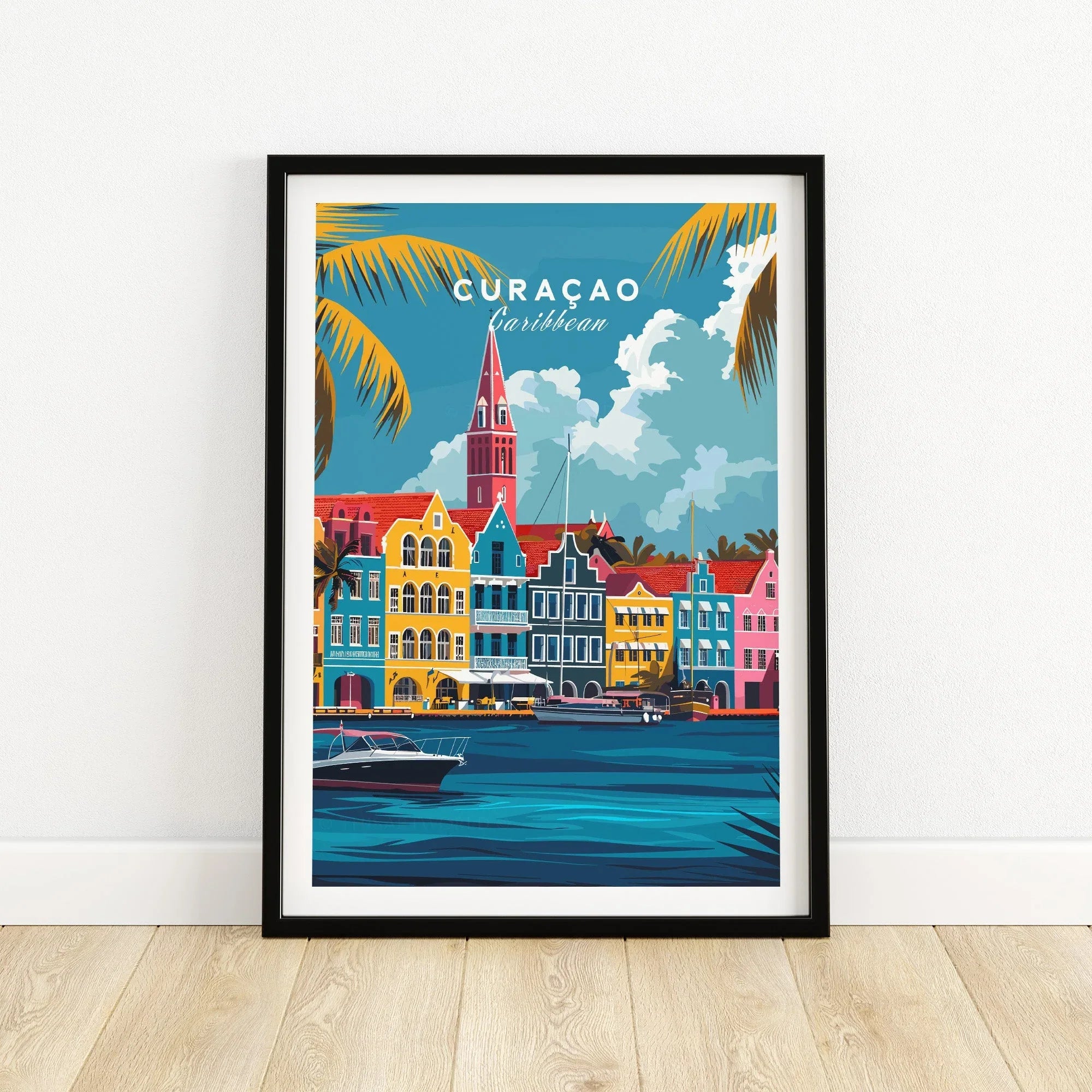 Curacao Poster - Vibrant Caribbean Art for Your Space – This Art World