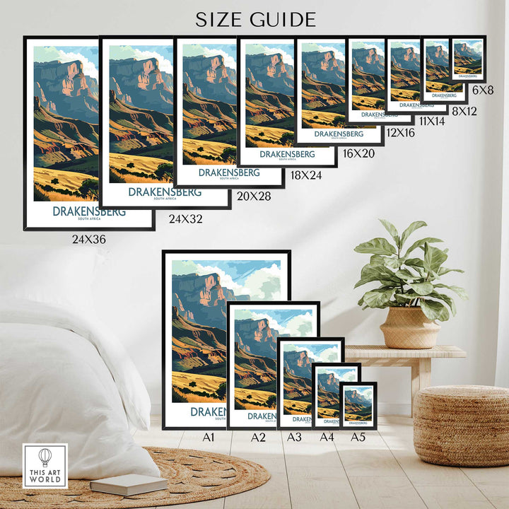 Drakensberg Poster-This Art World