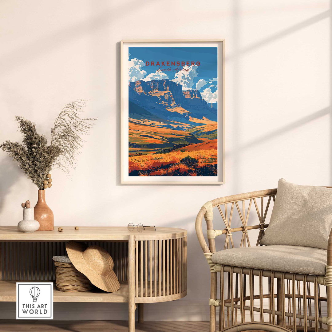 Drakensberg South Africa Poster-This Art World