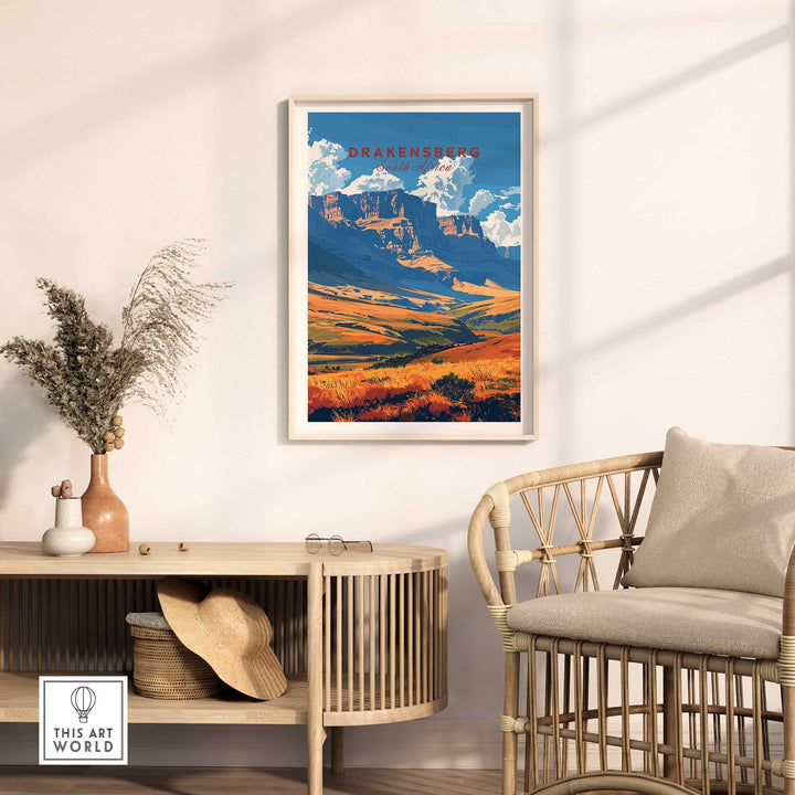 Drakensberg South Africa Poster-This Art World
