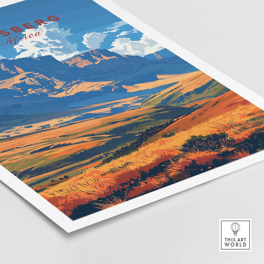 Drakensberg South Africa Poster-This Art World