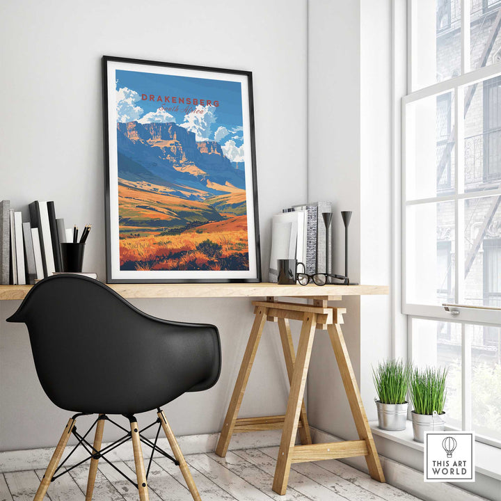 Drakensberg South Africa Poster-This Art World