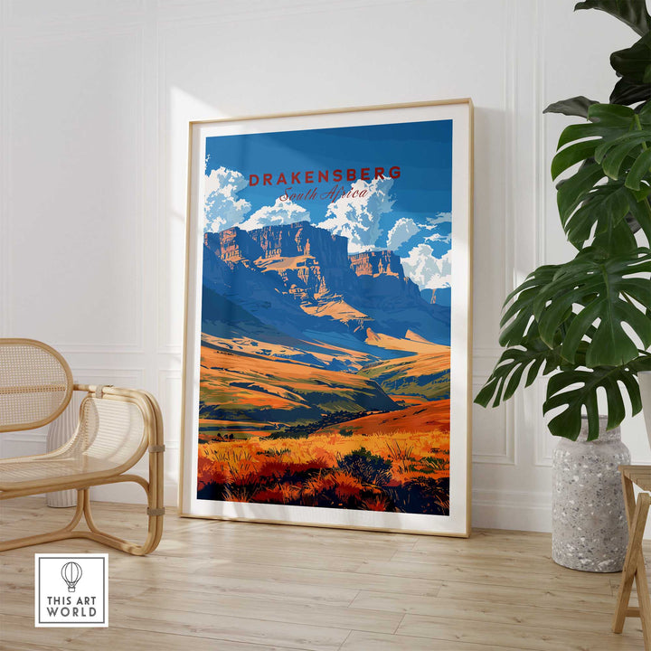 Drakensberg South Africa Poster-This Art World