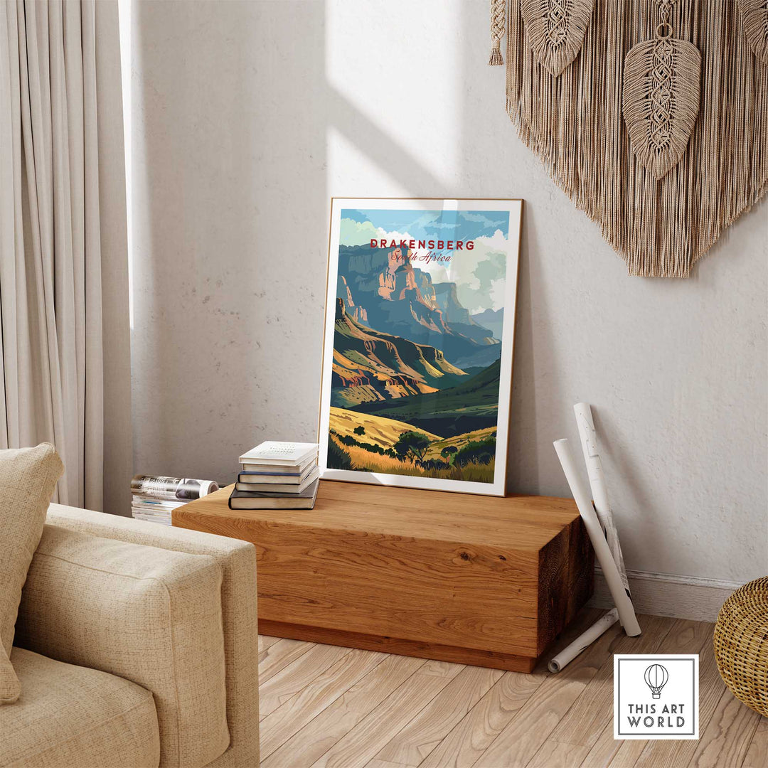 Drakensberg Travel Poster-This Art World