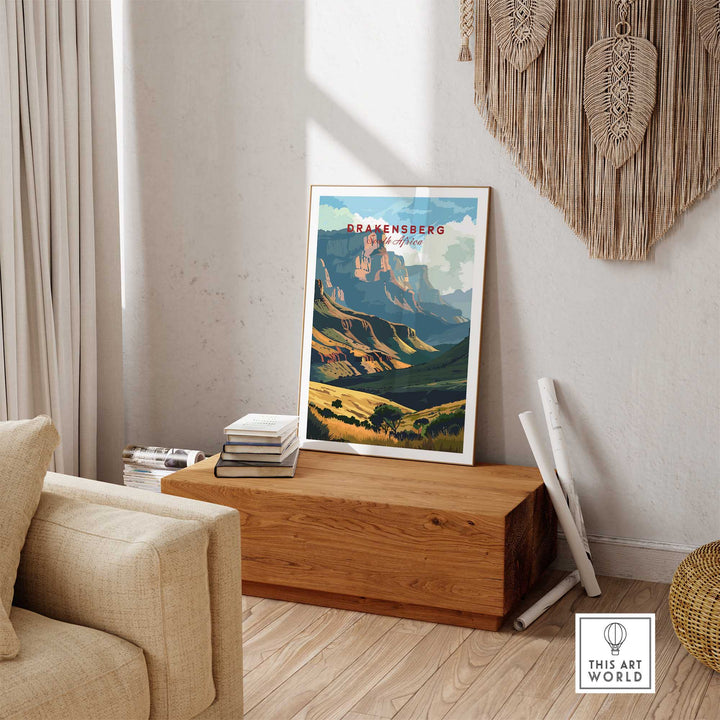 Drakensberg Travel Poster-This Art World
