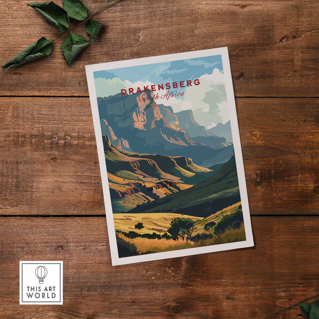 Drakensberg Travel Poster-This Art World