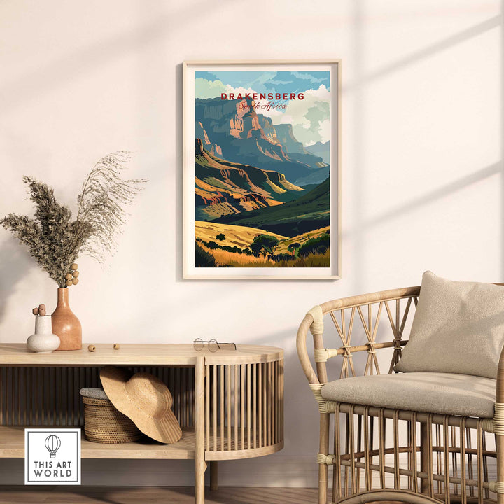 Drakensberg Travel Poster-This Art World