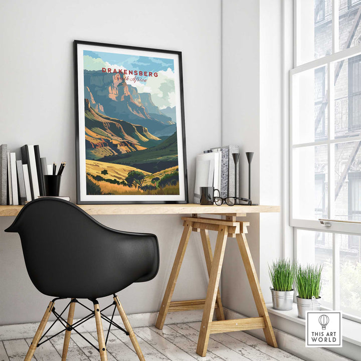 Drakensberg Travel Poster-This Art World