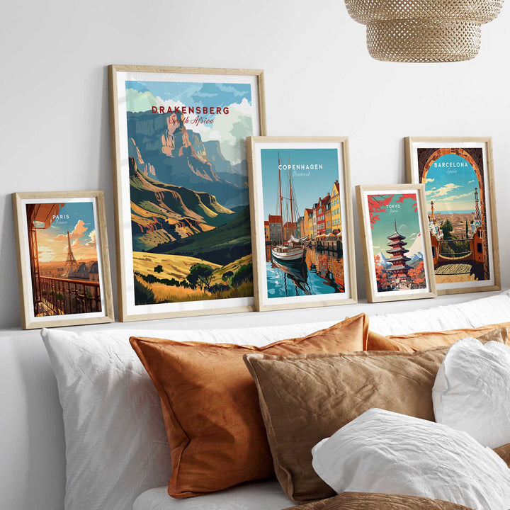 Drakensberg Travel Poster-This Art World