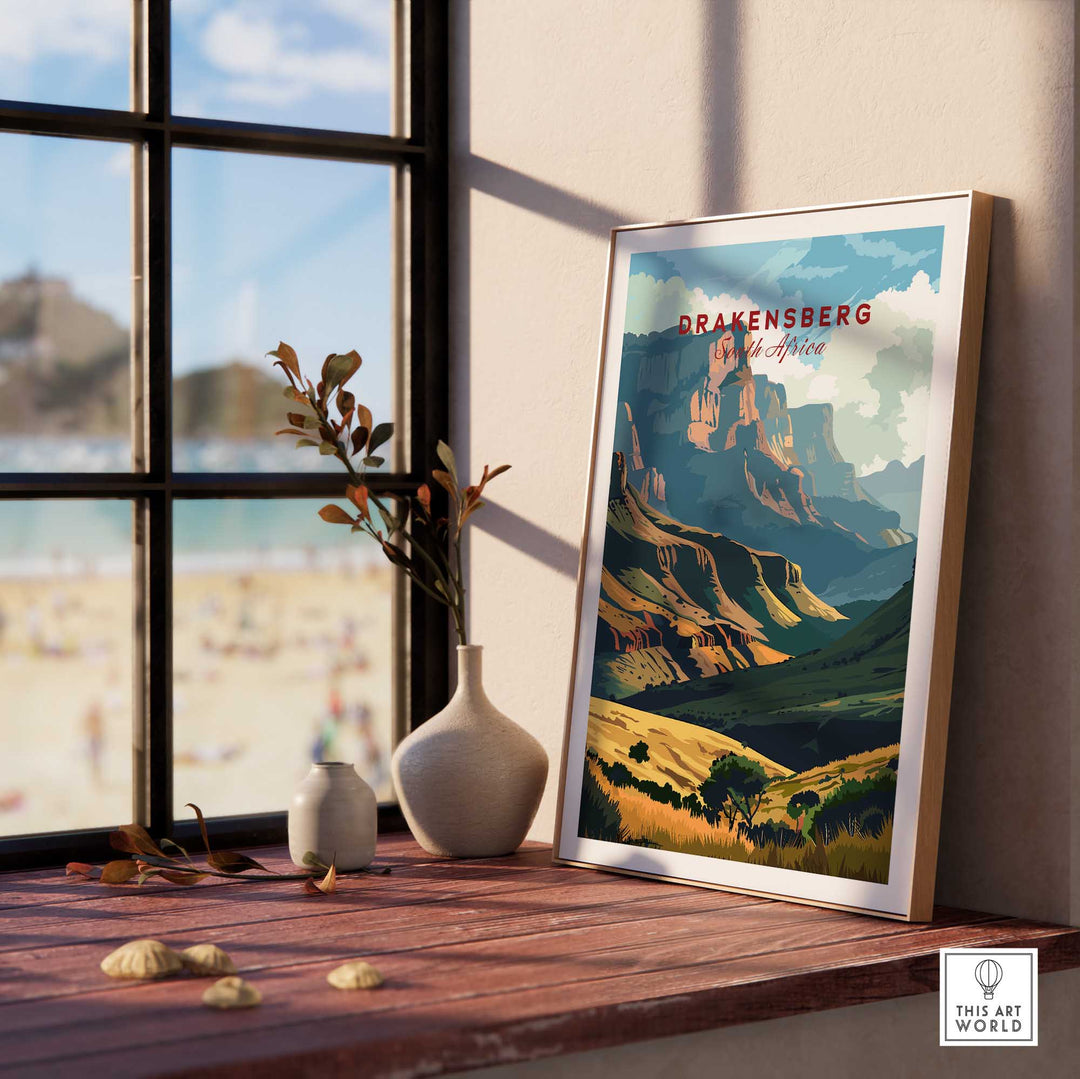 Drakensberg Travel Poster-This Art World
