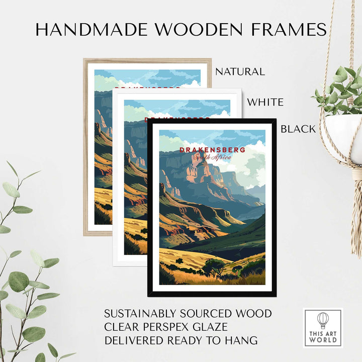 Drakensberg Travel Poster-This Art World