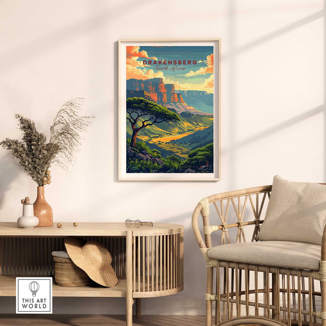 Drakensberg Travel Print-This Art World