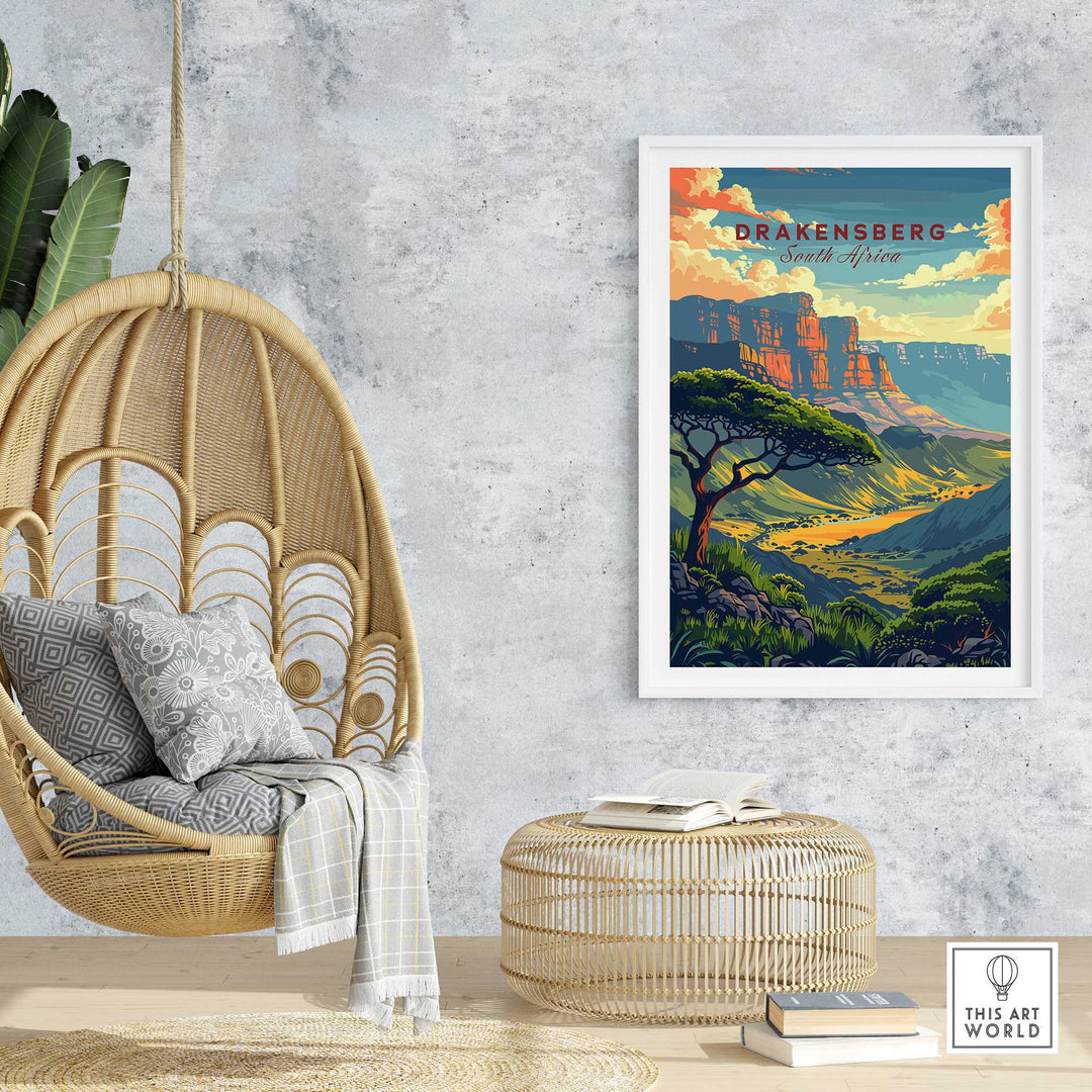 Drakensberg Travel Print-This Art World