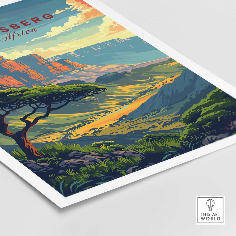 Drakensberg Travel Print-This Art World