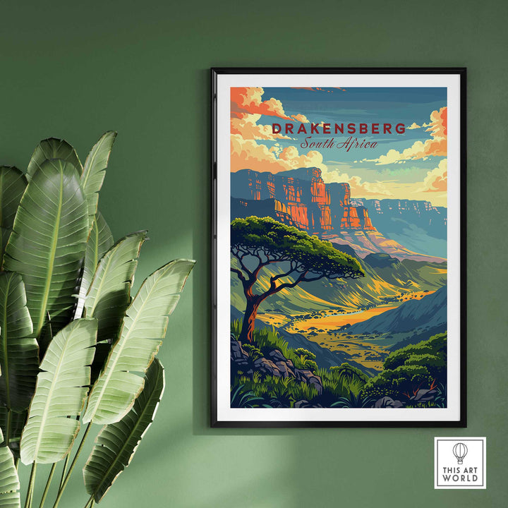 Drakensberg Travel Print-This Art World