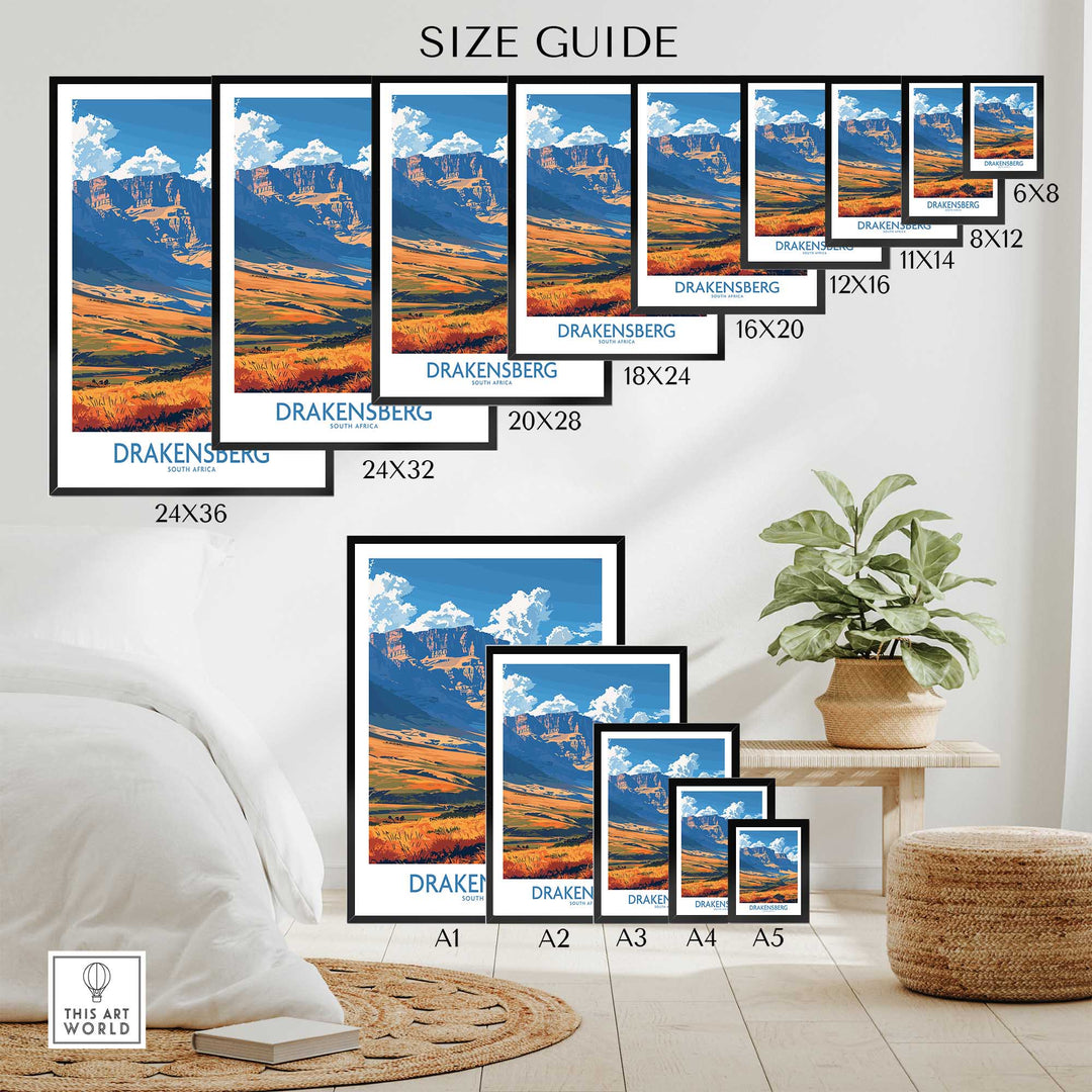 Drakensberg Wall Art-This Art World
