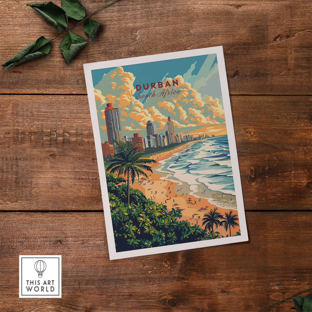 Durban South Africa Poster-This Art World