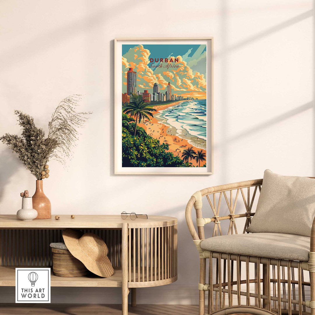 Durban South Africa Poster-This Art World