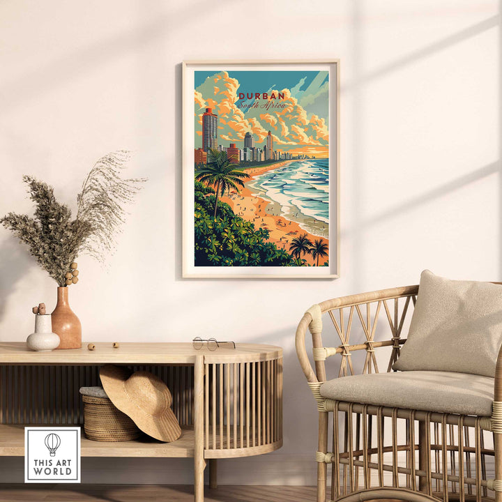 Durban South Africa Poster-This Art World