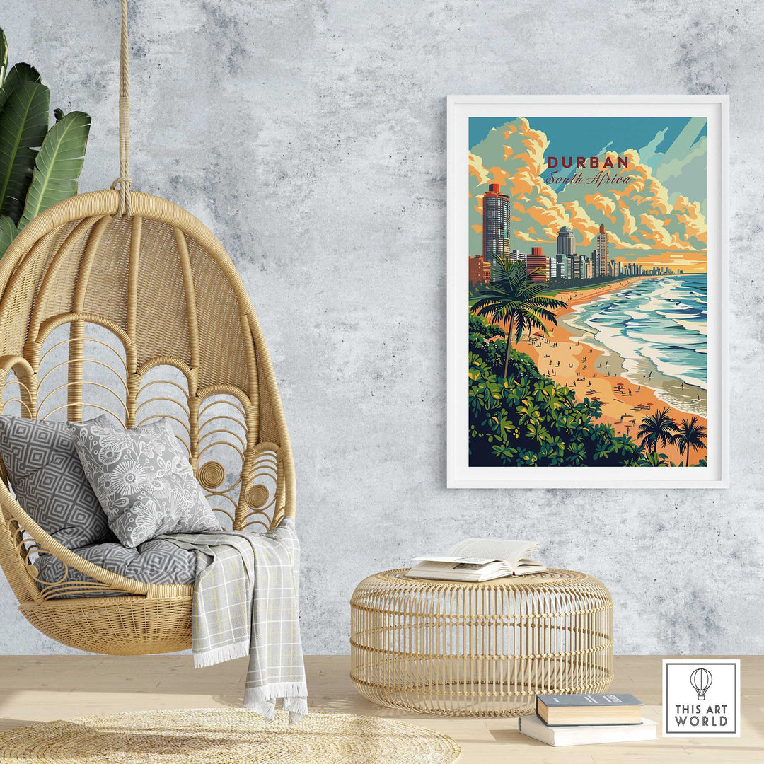 Durban South Africa Poster-This Art World