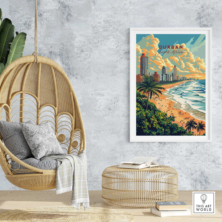 Durban South Africa Poster-This Art World