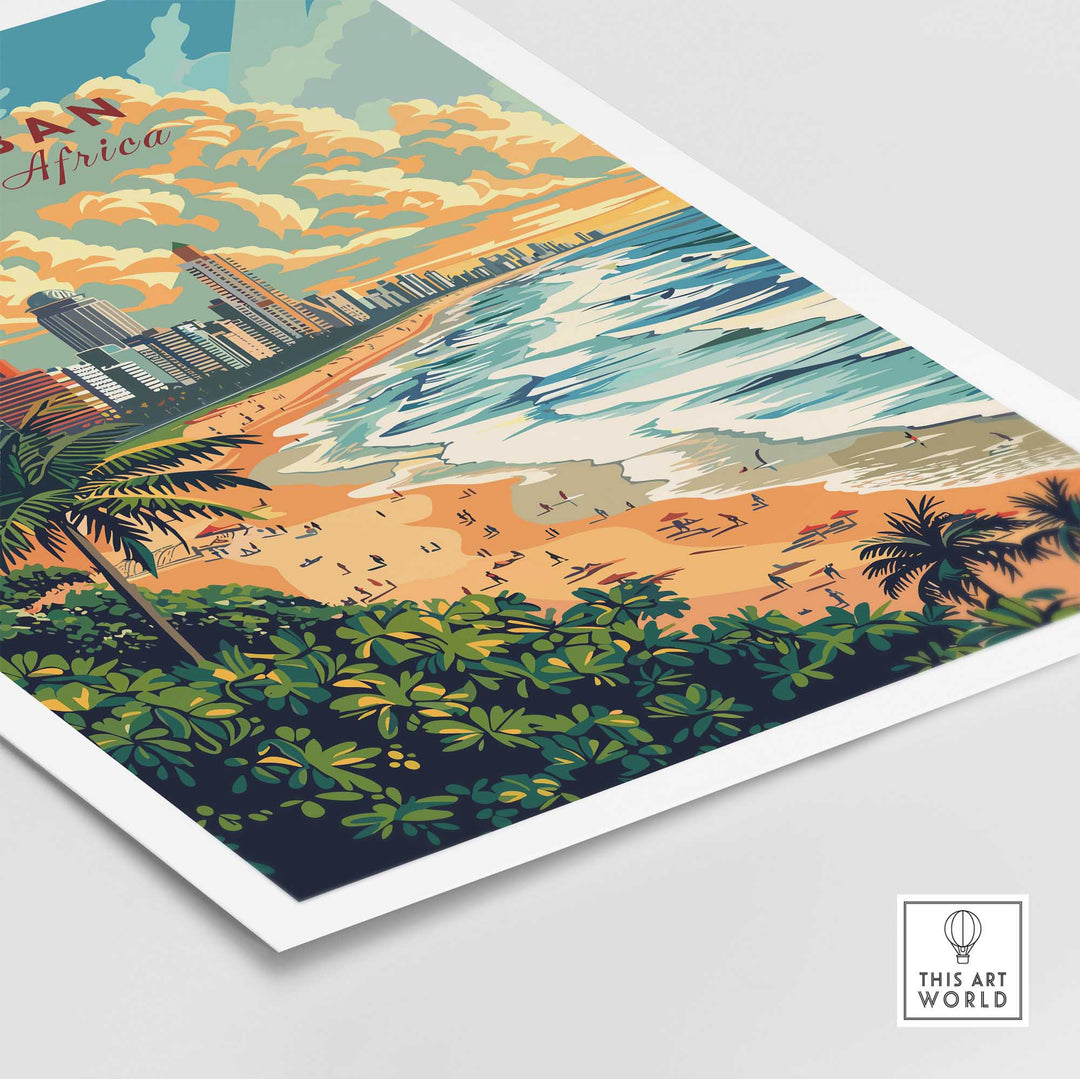 Durban South Africa Poster-This Art World