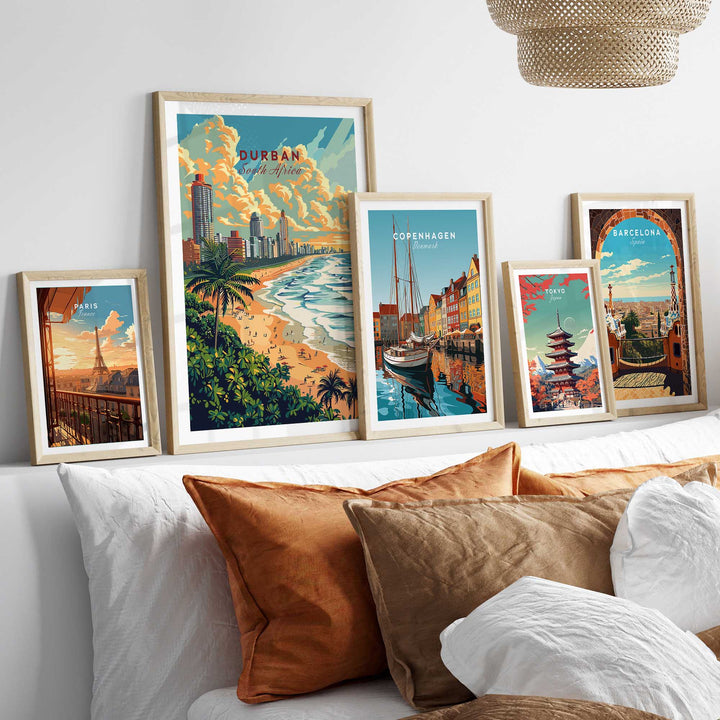 Durban South Africa Poster-This Art World