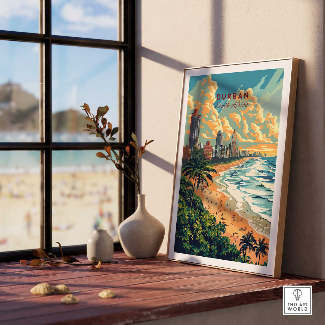 Durban South Africa Poster-This Art World