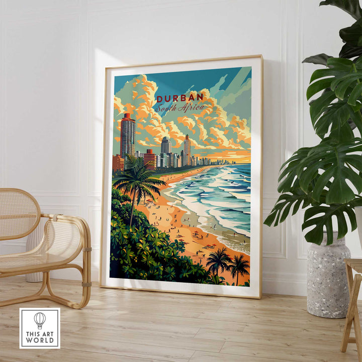 Durban South Africa Poster-This Art World