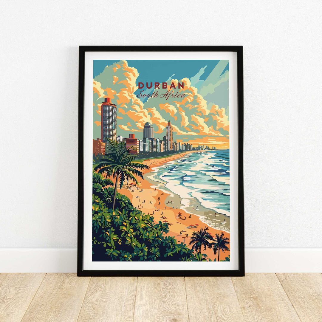 Durban South Africa Poster-This Art World